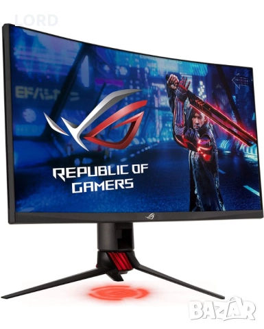 Монитор ASUS ROG STRIX XG27WQ - 2K,165Hz,1Ms, снимка 3 - Монитори - 52858894