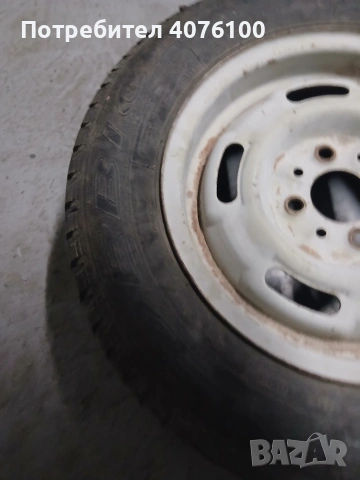 продавам стоманена джанта с гума 175/70R13 , снимка 3 - Гуми и джанти - 53757045