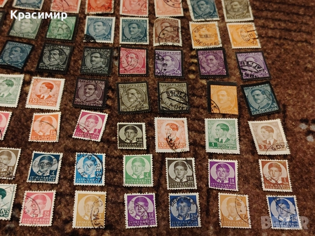 Крал Александър Караджорджевич и Петър. ПОЩЕНСКИ марки, снимка 7 - Филателия - 52921186