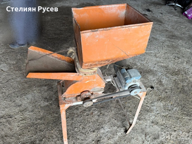 ярмомелка / фуражомелка с 2.2 киловата мотор  ЕЛПРОМ ТРОЯН - цена 200 евро   монофазен мотор 2,2кило