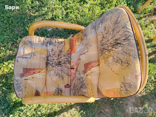 Комплект от два стола и маса от ратан, снимка 11 - Столове - 40134449