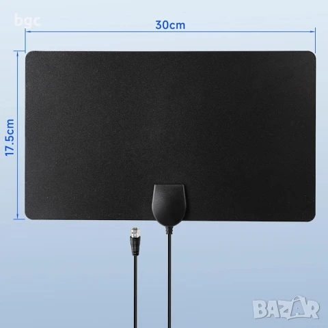 Антена за цифрова телевизия, Cafuneplus®, 3,6 м, с усилвател, DVB-T, Full HD, 1080P / 4K, универсалн, снимка 5 - Приемници и антени - 50535033