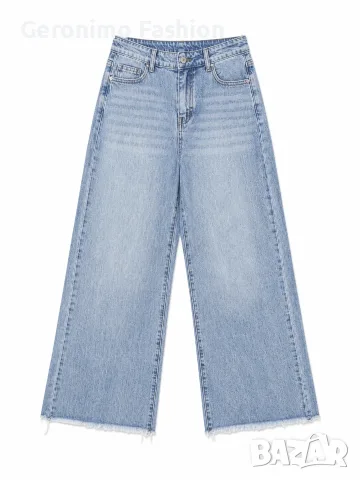 Дамски Wide Leg дънки 009 – Light Blue, снимка 2 - Дънки - 55911755