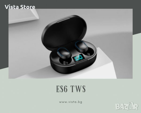 Bluetooth слушалки es6 TWS