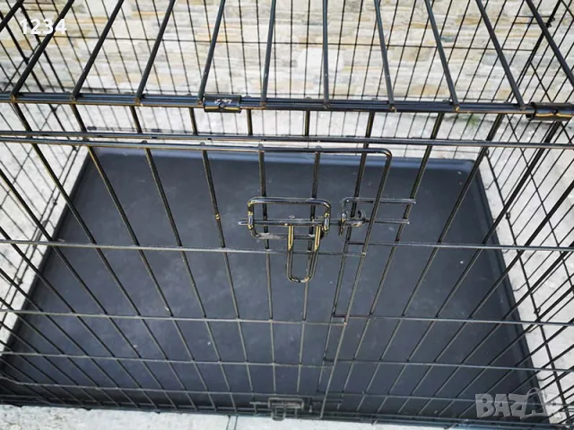 120x78x82cм XXL голяма метална сгъваема клетка за куче за транспорт или стационар, снимка 3 - За кучета - 55785037