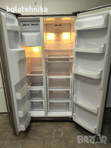 иноксов Двоен хладилник тип американец , снимка 2 - Хладилници - 44180763