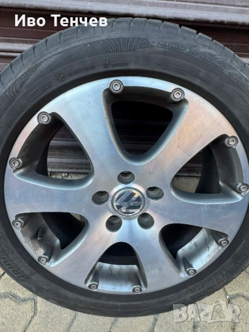 Здравейте, продавам 4 джанти с гуми 6.5JX17H2 ET 42, готови за поставяне веднага!, снимка 7 - Гуми и джанти - 53807967