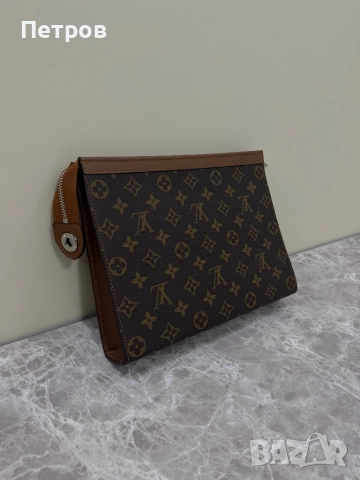 КАТО ЧИСТО НОВ Louis Vuitton Monogram Clutch , снимка 6 - Чанти - 52523315