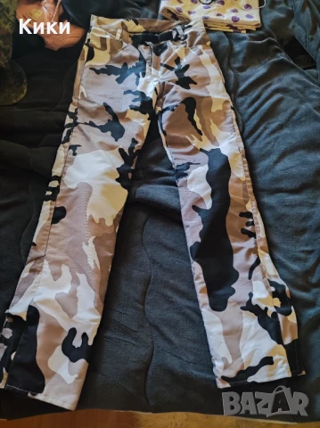 Камуфлажен панталон за мотор с протектори за колене и дупе, снимка 3 - Панталони - 50728530