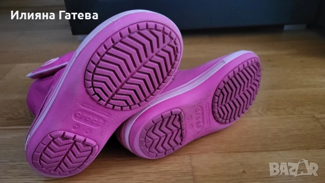 Апрески боти ботуши за момиче Crocs размер 33-34,21 см стелка, снимка 8 - Детски боти и ботуши - 52475667