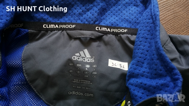 Adidas WINSTOPPER Jacket Размер L вятъроустойìва горница 31-51, снимка 9 - Спортни дрехи, екипи - 52540061