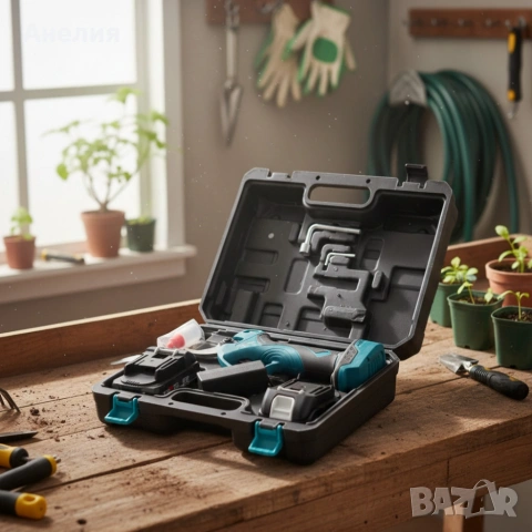 Комплект акумулаторна ножица KraftRoyal с 2 батерии и куфар — мощно и прецизно рязане, снимка 2 - Други инструменти - 53344192