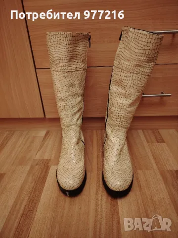 Дамски лачени топли ботуши, снимка 3 - Дамски ботуши - 47299585