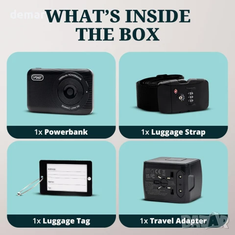 Подаръчен комплект за пътуване Kingsley & Harper - Премиум аксесоари за пътуване за мъже, снимка 3 - Подаръци за мъже - 50965602