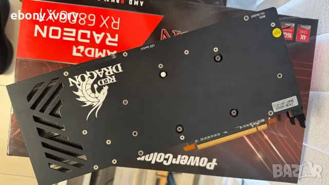 Видео карта AMD Red Gragon RX6800 XT 16gb, снимка 2 - Видеокарти - 55987776