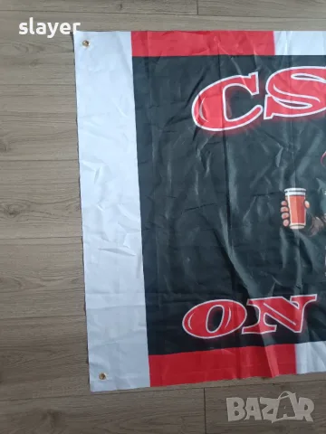 Ултрас знаме ЦСКА CSKA ON TOUR, снимка 2 - Футбол - 55877614