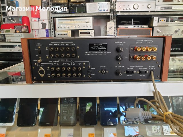 Усилвател Monarch 808 В отлично техническо и визуално състояние., снимка 8 - Ресийвъри, усилватели, смесителни пултове - 41165658