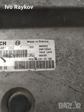  компютър CITROEN XANTIA PEUGEOT 406 1.9TD, 9624519580, BOSCH ,0281001262, XUDBC02,, снимка 4 - Части - 52937528