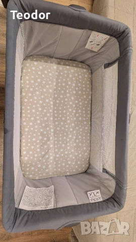 Бебешка кошара с падаща страна Chicco - Next 2 Me Essential, снимка 4 - Бебешки легла и матраци - 52445471