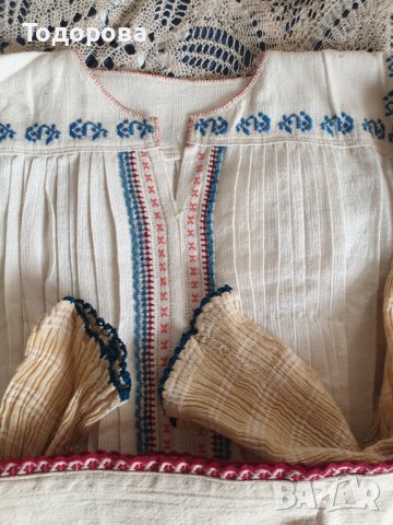 Автентична риза от народна носия, снимка 4 - Антикварни и старинни предмети - 38966601