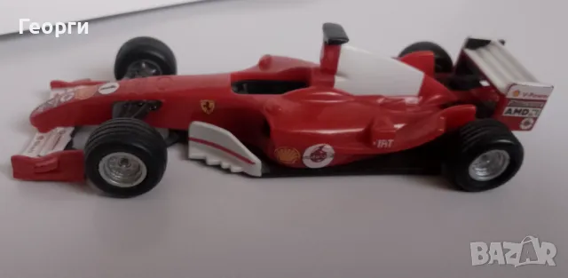 Умален модел количка Ferrari F1 от колекцията Shell формула 1