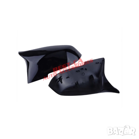 Капаци за огледала със щипки черен пиано лак Batman Style подходящи за BMW F20 F21 F22 F30 F31 F32 , снимка 5 - Аксесоари и консумативи - 51973937