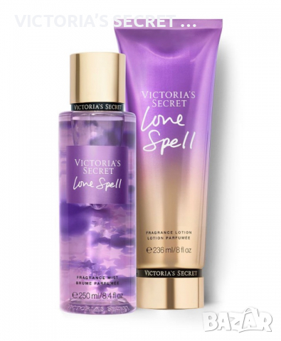 Victoria’s Secret, Love Spell, подаръчни комплекти, парфюмни спрейове и лосиони, снимка 1 - Дамски парфюми - 31877065