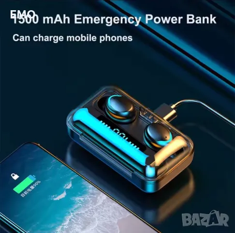 Безжични Bluetooth слушалки с микрофон handsfree, снимка 5 - Слушалки, hands-free - 50241785