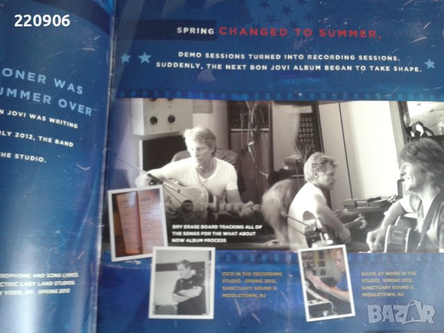 Концертна програма BON JOVI 2013 BECAUSE WE CAN TOUR CONCERT PROGRAM BOOK, снимка 3 - Други музикални жанрове - 41975062