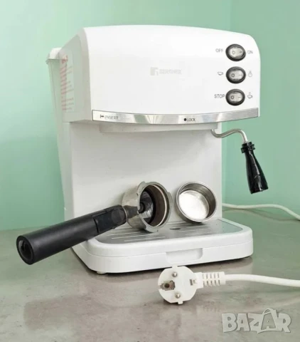 Кафе машина Bergner Naturally 850W 15Bar, снимка 2 - Кафемашини - 50617984