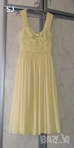 Дамска лятна жълта маркова рокля - Polo, снимка 1