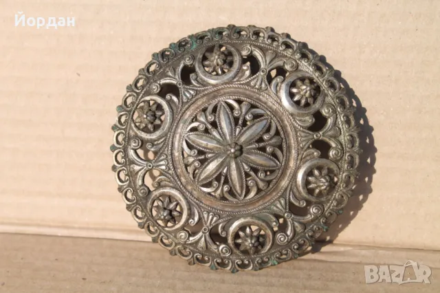 Стар Български сребърен възрожденски тепелък