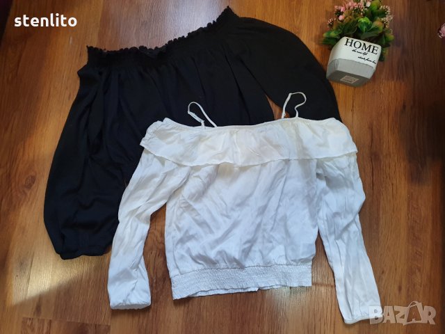 Бяла блузка H&M Размер152, снимка 2 - Панталони - 35931840
