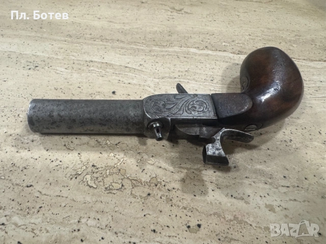 Стар капсулен пистолет, револвер, снимка 5 - Антикварни и старинни предмети - 53275772