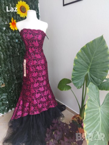 официална бална рокля тип русалка, снимка 4 - Рокли - 40322991