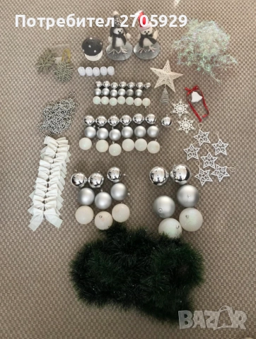Цялостна Коледна украса/декорация за елха и др.