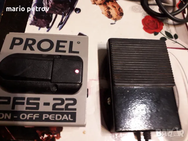 Proel PFS 22 ON/OFF Pedal-Цена 30лв. Start/Stop Pedal/пластмасов-правен/ - Цена 15лв. Start/Stop Ped, снимка 17 - Други - 49882548