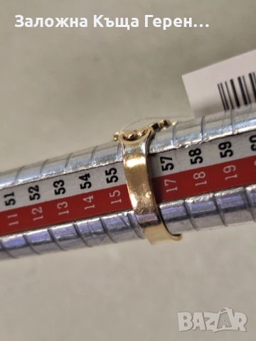 Златен пръстен 2,74гр, снимка 5 - Пръстени - 53491760