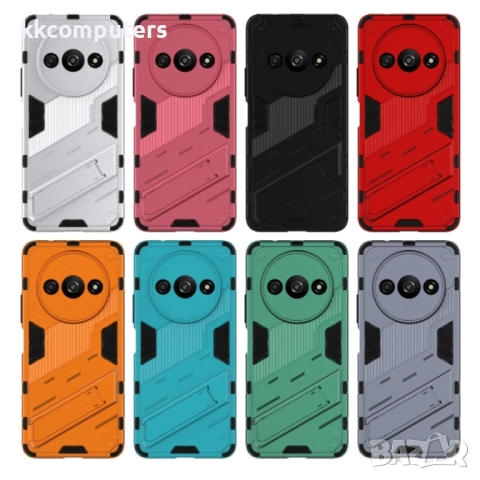 Xiaomi Redmi A3 4G Punk Armor Удароустойчив Калъф и Протектор, снимка 6 - Калъфи, кейсове - 51435654