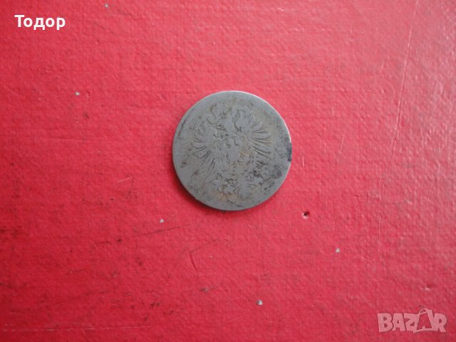 10 пфенинг  1875 Г стара монета Германия , снимка 4 - Нумизматика и бонистика - 41688101