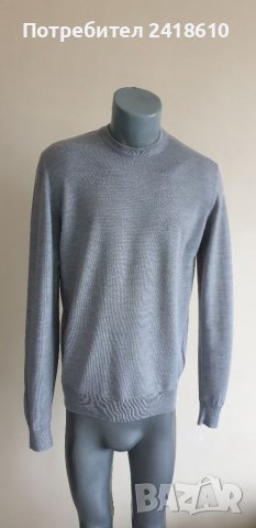 Armani Jeans AJ Wool Mens Size М ОРИГИНАЛ! Мъжки тънък Вълнен Пуловер!, снимка 7 - Пуловери - 39056072