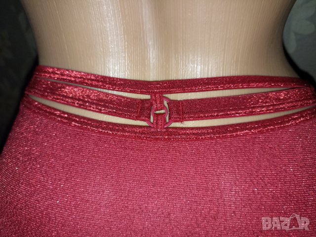 Marlies Dekkers XL-Перфектни лукозни бикини в бордо с отблясъци , снимка 9 - Бельо - 42504221