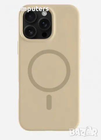 Калъф Liquid Silica MagSafe за iPhone 13 Pro Max 6.7 / Кафе / + Протектор Баркод : 3131471