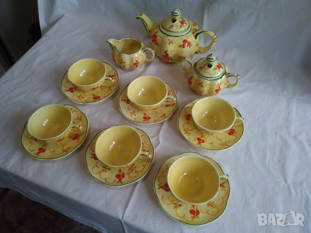 Продавам антикварен сервиз за чай-Ditmar Urbach,Turn-Teplitz., снимка 8 - Антикварни и старинни предмети - 53646510