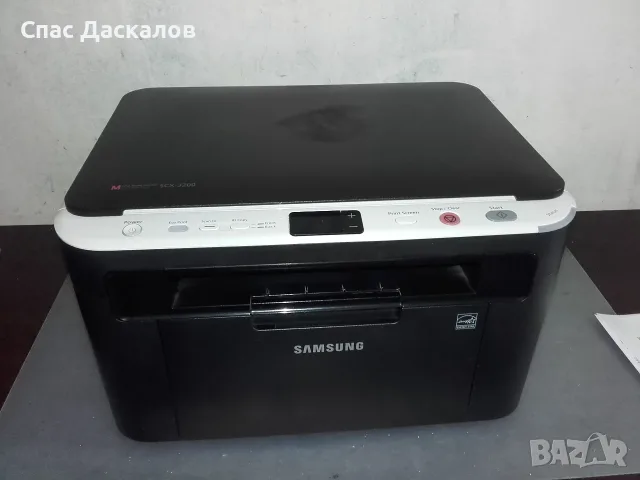 Отличен!!! Лазерен принтер, скенер и копир 3 в 1 Samsung SCX 3200, снимка 2 - Принтери, копири, скенери - 55776264