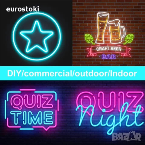 EXTRASTAR LED водоустойчива лента неонова 5 метра 12V 120 светодиода 8.5W/M IP65, гъвкава, снимка 7 - Лед осветление - 51091302