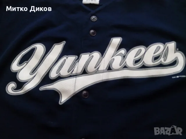 Jeter #2 Yankеes  бейзболна маркова тениска Трю Фен размер Л, снимка 4 - Спортна екипировка - 55739548