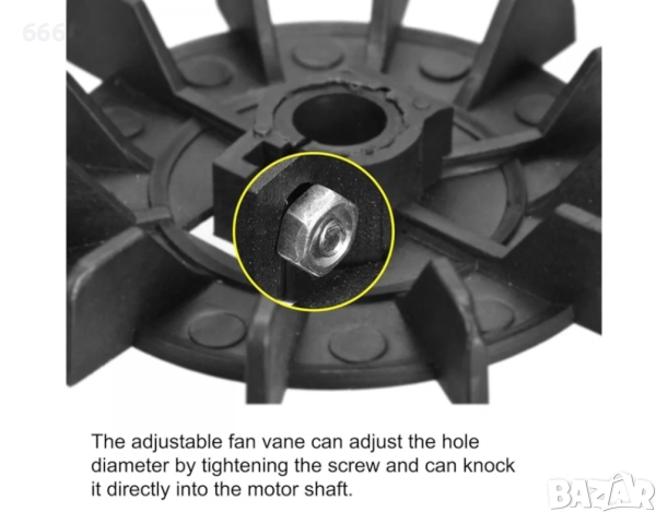Пластмасови лопатки на вентилатор за разсейване на топлината, снимка 5 - Друга електроника - 52949883