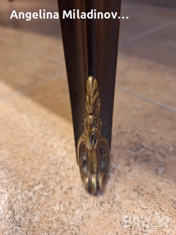 Маса с богата Интарзия Луи XV , снимка 7 - Маси - 52428485