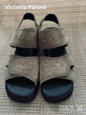 Модерни масивни сандали JELA естествена кожа, снимка 10 - Сандали - 41561028